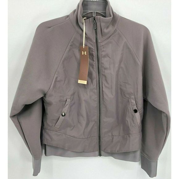 Under Armour 1344452 Women Sz XS Tetra Gray Misty Copeland Layered Jacket $150 - Picture 1 of 5